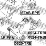 Рычаг подвески 0524-TRBLH FEBEST