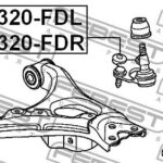 Опора шаровая правая HONDA CIVIC 4D FD1 2006­-2014 0320-FDR FEBEST