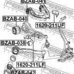 Сайлентблок передний нижнего рычага FEBEST