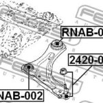 Сайлентблок задний переднего рычага FEBEST