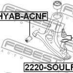 Опора шаровая переднего нижнего рычага FEBEST
