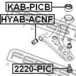 Сайлентблок задний переднего рычага FEBEST