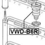 Отбойник амортизатора VWD-B6R FEBEST