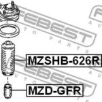 Отбойник заднего амортизатора FEBEST