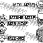 Пыльник переднего амортизатора FEBEST