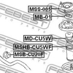 Отбойник переднего амортизатора FEBEST