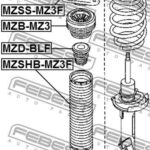 Отбойник переднего амортизатора FEBEST