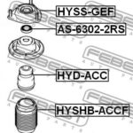 Опора переднего амортизатора FEBEST HYSSGEF