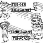 Отбойник амортизатора передний TOYOTA RAV4 ACA2#,CLA2#,ZCA2# 2000.05-2005.11 TD-ACA20F FEBEST