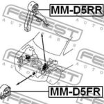 Подушка двигателя задняя MT FEBEST
