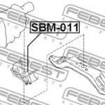 Подушка двигателя задняя AT FEBEST