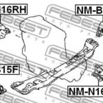 Опора двигателя NM-B10RR FEBEST