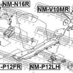Подушка двигателя левая (гидравлическая) FEBEST