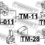 Опора двигателя TM-11 FEBEST