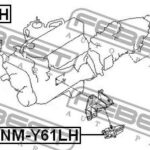 Подушка двигателя левая (гидравлическая) FEBEST