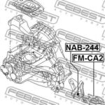 ПОДУШКА КОРОБКИ СКОРОСТЕЙ MT FORD MONDEO 07- FEBEST