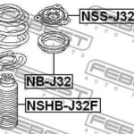 Подшипник опоры амортизатора NB-J32 FEBEST