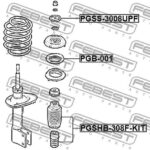 Подшипник опоры амортизатора PGB-001 FEBEST