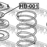 Подшипник опоры переднего амортизатора FEBEST
