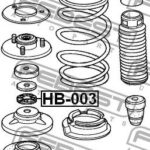 Подшипник опоры переднего амортизатора FEBEST