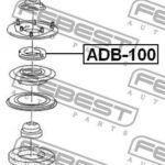 Подшипник опоры переднего амортизатора FEBEST ADB100