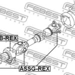 ПОДШИПНИК ПОДВЕСНОЙ КАРДАННОГО ВАЛА SSANG YONG REXTON 01- FEBEST