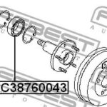 Подшипник ступичный задний 38X76X43 FEBEST
