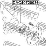 Подшипник ступицы передний SUZUKI SWIFT RS413/RS415/RS416 2003-2010 DAC40720036 FEBEST