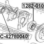 Подшипник ступицы передний HYUNDAI ELANTRA 2006-2011 DAC42780040 FEBEST