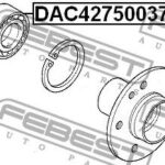 Подшипник ступичный задний 42X75X37 FEBEST