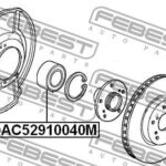 Подшипник ступичный передний 52X91X40 FEBEST