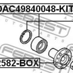Подшипник ступичный передний ремкомплект 49X84X48 FEBEST