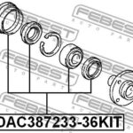 Подшипник ступичный передний ремкомплект 38X72X33X36 FEBEST