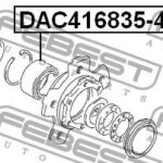 Подшипник ступичный передний 41X68X35X40 FEBEST