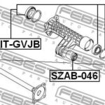 Подшипник шариковый задней полуоси ремкомплект 30X62X16 FEBEST