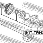 Ремкомплект задн полуоси TOYOTA LAND CRUISER PRADO 90 KIT-TRH200 FEBEST
