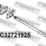 Подшипник шариковый задней полуоси ремкомплект 32X72X19X25 FEBEST
