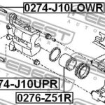 Поршень суппорта тормозного заднего FEBEST