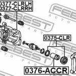 Ремкомплект суппорта тормозного заднего (на одну сторону) FEBEST