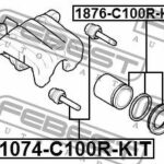 Втулки направляющие с пыльниками задн суппорта OPEL ANTARA 1074-C100R-KIT FEBEST