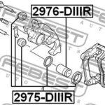 Поршень суппорта тормозного заднего FEBEST