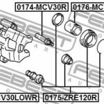 Втулка направляющая суппорта тормозного заднего FEBEST