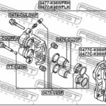 Ремкомплект тормозного суппорта 0475-V45F FEBEST