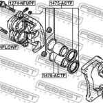 Поршень суппорта тормозного переднего FEBEST