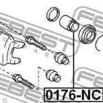 Поршень суппорта тормозного переднего FEBEST