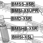 Проставка задн пружины нижняя BMW X5 E53 1999-2006, BMW 5 E39 1995-2003 BMSI-X5L FEBEST