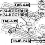 Сайлентблок рычага передний TOYOTA RAV4 00-05, CHERY TIGGO T11 06-13 TAB-439 FEBEST