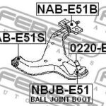 Сайлентблок NAB-E51S FEBEST
