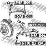 Сайлентблок переднего нижнего рычага FEBEST
