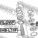 Проставка пружины нижняя FEBEST